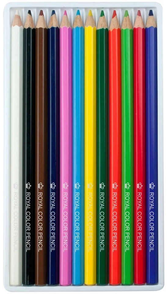 Royal & Langnickel Essentials 12 Colour Pencils - Image 2 of 2