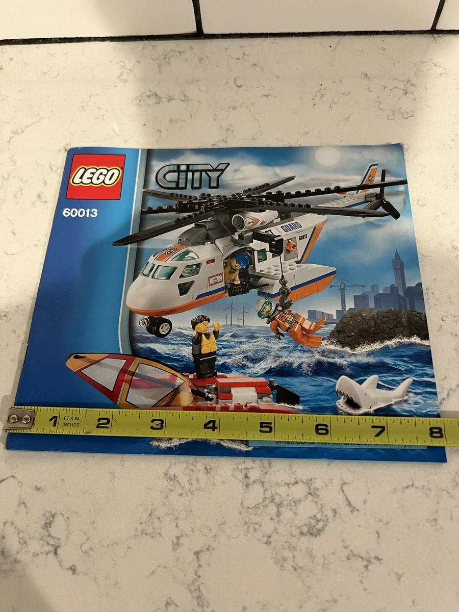 LEGO City Coast Guard Helicopter 60013 Instruction booklet ONLY