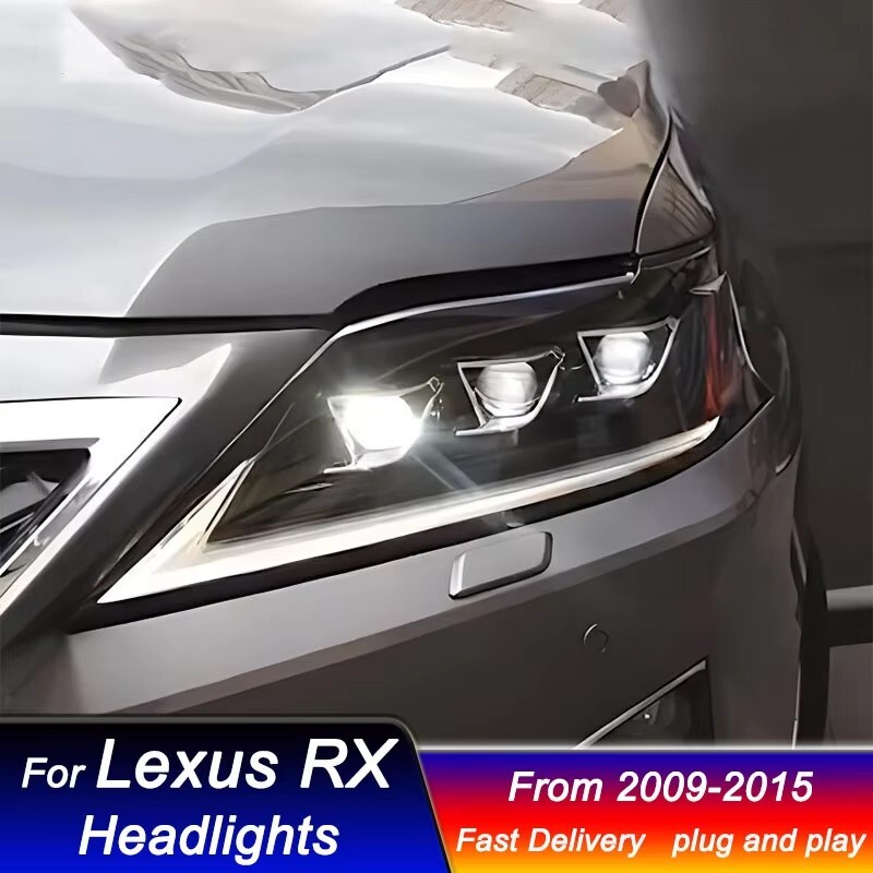 Headlights For LEXUS RX RX270 RX350 2009-2015 DRL Dynamic Signal