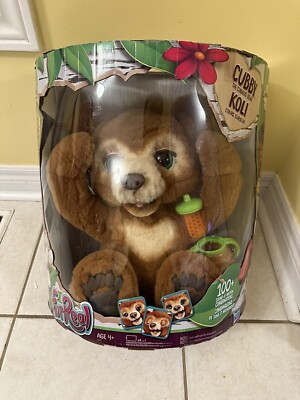 Furreal Fur Real Cubby The Curious Bear Interactive Talking Bear Brand New Toy