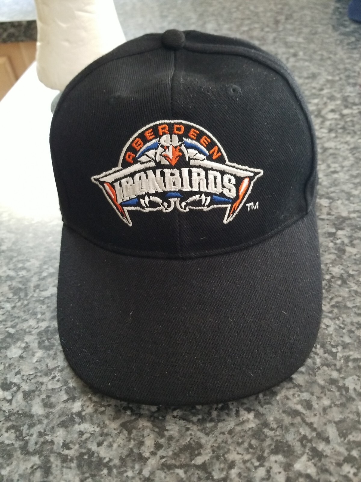 Aberdeen Ironbirds Adult NWOT Cap Hat Black MiLB Adult Adj Baltimore