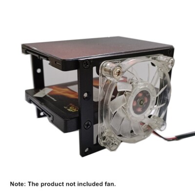 2.5 Inch Multi-layer Aluminum HDD SSD Hard Disk Rack Bracket Holder Cage Box