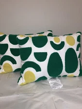 Tabitha Brown Target Avocado Textured Throw Pillows Set 2 - 14” x 20"