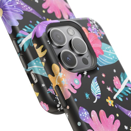 Funda de Teléfono Floral para iPhone 13, 14, 15, 16 Funda Protectora Magnética iPhone - Imagen 43 de 129