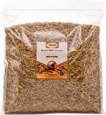 Dried Black Soldier Fly Larvae 5 LBS-100% Natural BSF Larvae-More Calcium than D