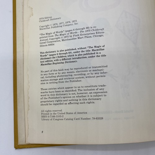 Childcraft Dictionary World Book Childcraft Vintage 1978 Illustrated Hardback - Imagen 8 de 15