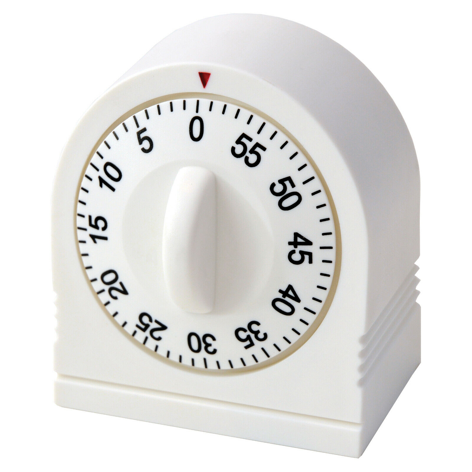 Mainstays ABS Mechanical Timer with Black Numbers - White - 1 Each