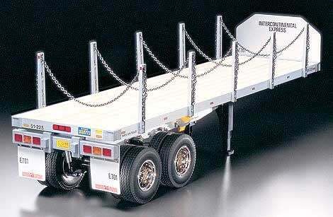 Tamiya 1/14 Scale RC Flatbed Semi Trailer Kit TAM56306  -image