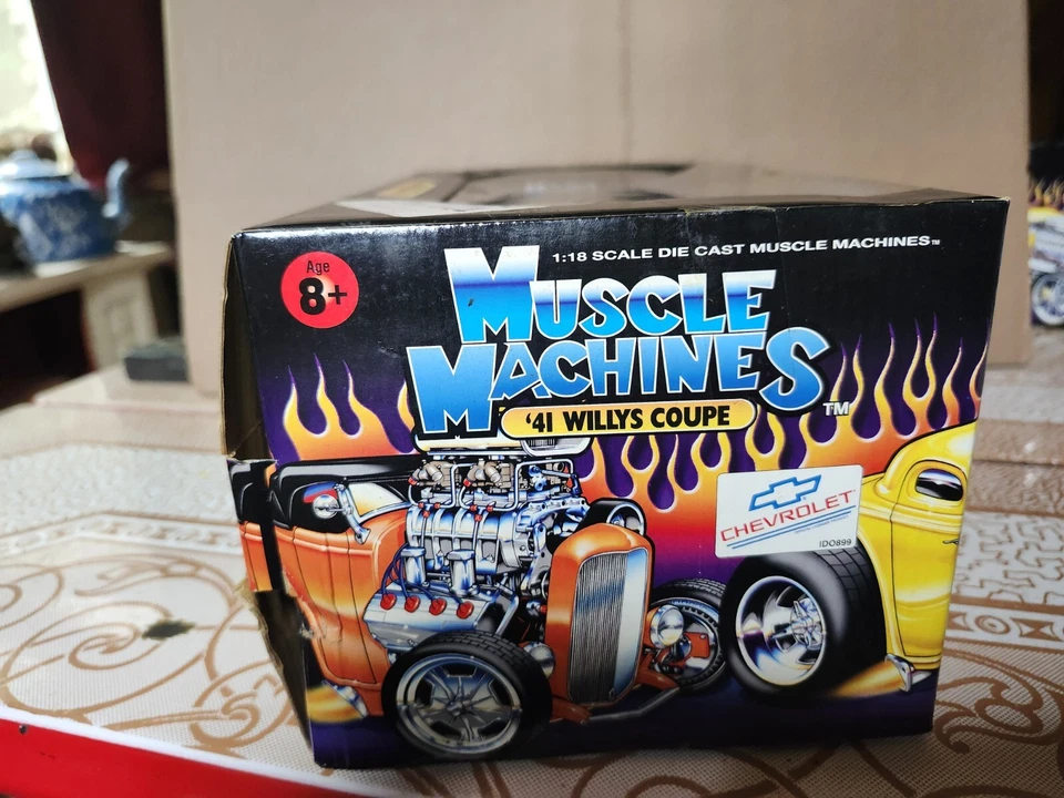 41 Willys Coupe in Rare Purple Muscle Machine. Nice New in The Box 1:18 scale - Image 3 of 4