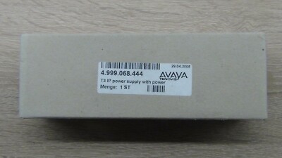 AVAYA, TENOVIS, 4.999.068.444, T3 IP power supply with power, neu in OVP