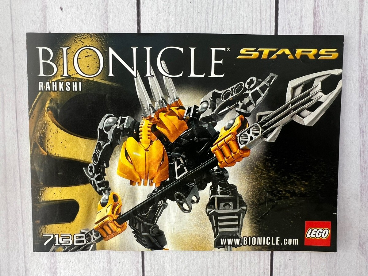 Lego #7138 ~ Bionicle ~ INSTRUCTIONS MANUAL Booklet Only Book