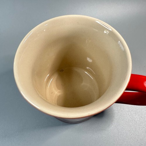 Taza de café té chocolate caliente Le Creuset 13 oz/400 ml en rojo o rojo oscuro nueva - Imagen 7 de 12