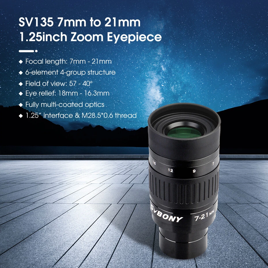 SV48P 2'' 90500 Refractor Telescope Set for Planetary Photography and Moon Watch - Image 3 of 4