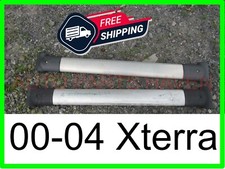 00-04 Xterra - Roof Rack Cargo Rack Cross Bars X-bars Silver Oem Pair Set