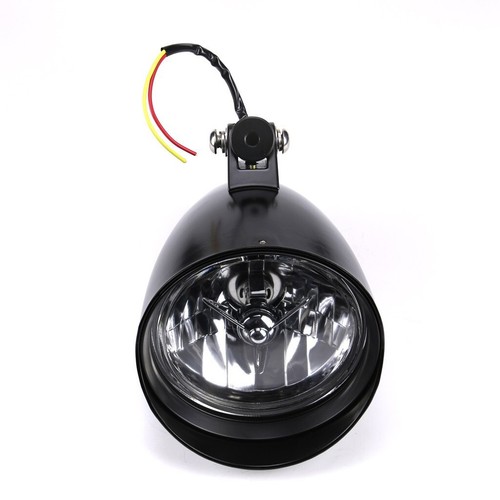 Krator 4.25 Inch Matte Black LED Headlight – High/Low Beam For Harley Davidson And Chopper Motorcycles