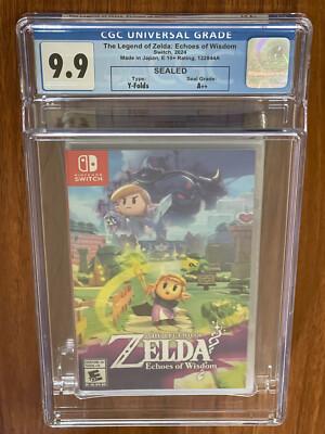 2024 Switch THE LEGEND ZELDA ECHOES of WISDOM CGC 1st PRINT 9.9 Y-Fold Seal A++
