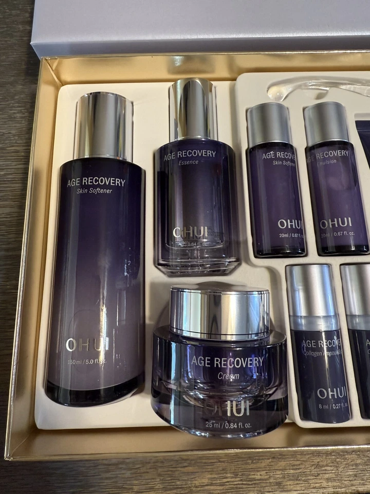 O HUI Age Recovery 4 Pcs Special Set Anti Wrinkle Cream Emulsion Toner K-Beauty - Image 4 of 4