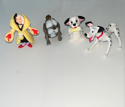 Vintage 1990 Disney 101 Dalmatians Complete Set Of 4 McDonalds