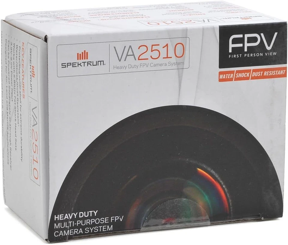 Cámara FPV impermeable Spektrum VA2510 con transmisor 5,8G 25 mW 8 canales (SPMVA2510EU) Foto 2 de 2