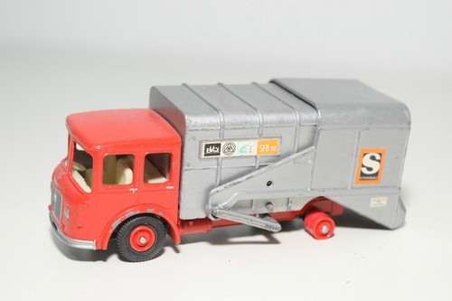 CAMIÓN DE BASURA MATCHBOX KINGSIZE K-7 K7 K 7 EXCELENTE ESTADO REPINTADO - Imagen 2 de 7