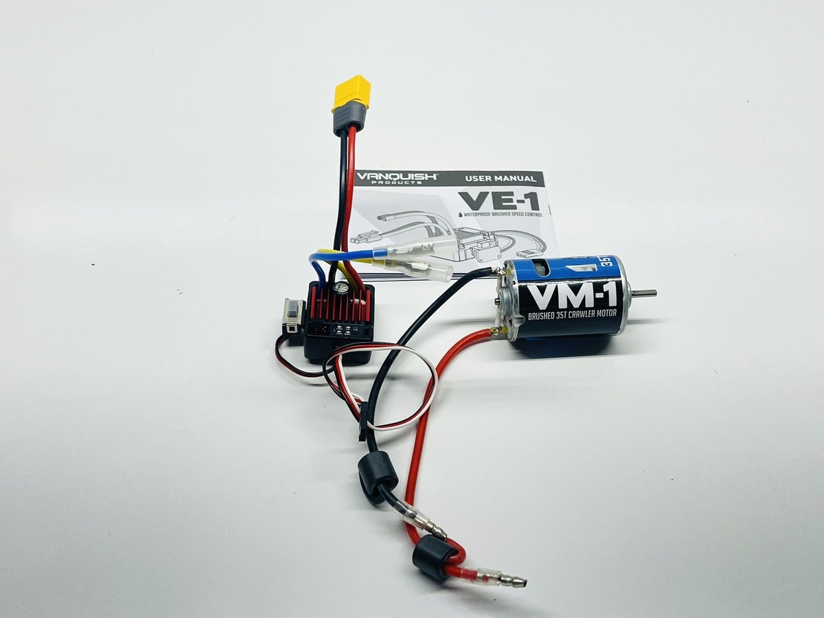 Vanquish Ve-1 (2-3S Esc) & Vm-1 35T Brushed Motor 1/10 Scale Combo