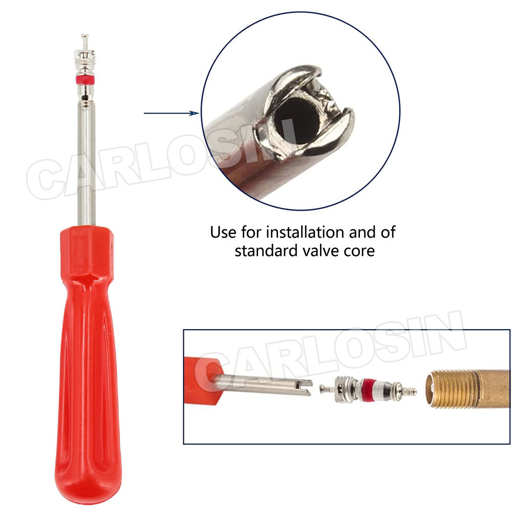 Car Tyre Valve Repair Kit Dual Single Head Valve Core Remover Tire
