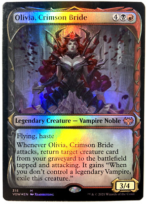 MTG Olivia, Crimson Bride (Showcase Foil) Innistrad: Crimson Vow 315 LP - NM