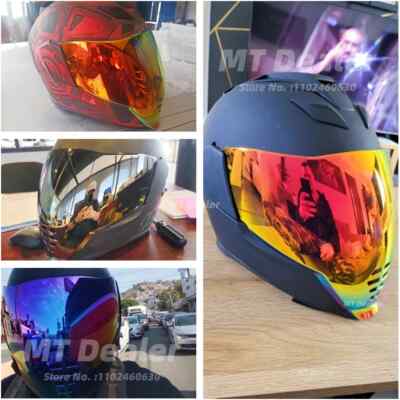 Helmet Visor Lens For ICON AIRFLITE IC-06 Casco Anti-Uv Face Shield Replacement