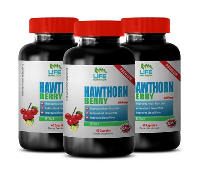 Maintaining Healthy Blood Vessels - Hawthorn Extract 665mg - Hawthorn 3B
