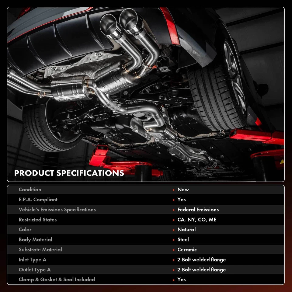 Conversor catalítico para Hyundai Elantra 2011-2013 Kia Forte 2014-2018 Forte Koup - Imagem 3 de 4