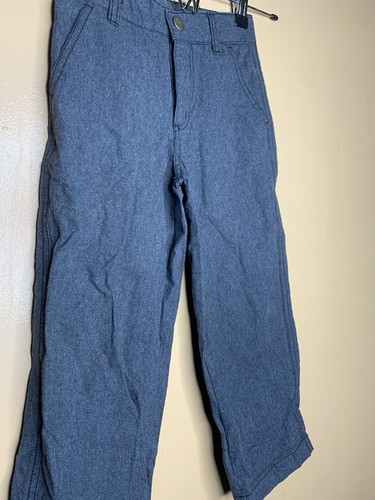 Gymboree Boys Size 5 Dress Pants Grey Long 100% Cotton - Picture 5 of 12