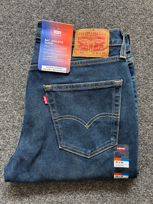 Levis Jeans 541 Ahletische Taper Jeans Relaxed Fit Born To Adapt Blau Blue Men