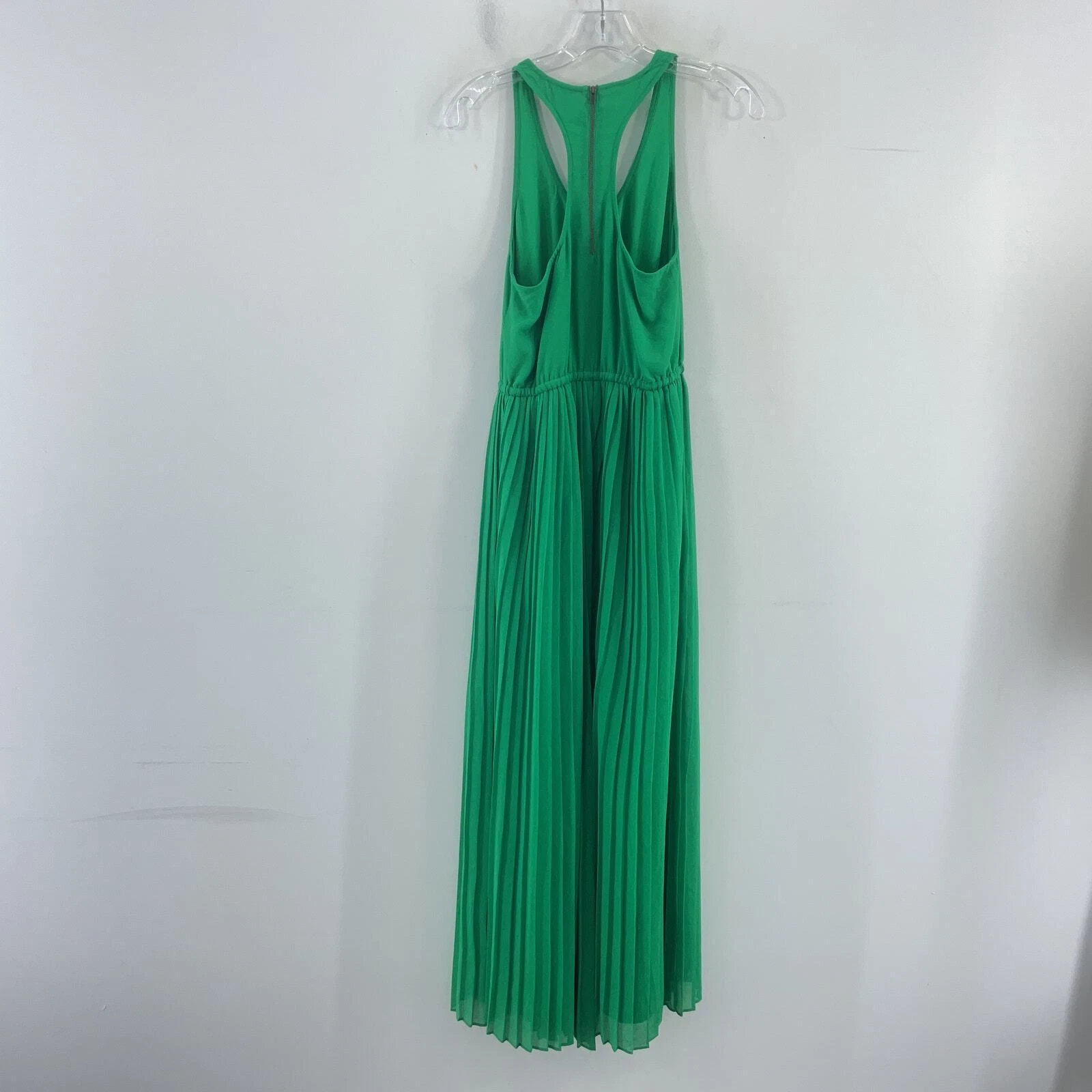 UNDERCOVER Maxi abito plissettato Victoria's Secret verde racerback donna XS poliestere
