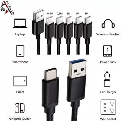 Ladekabel Datenkabel Kabel USB Typ C USB 2.0 USB 3.0 0.2M 20cm 50cm 1M 2M 3M