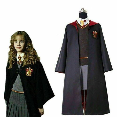 Kinder Erwachsene Harry Potter Hermine Granger Gryffindor Uniform Cosplay Kostüm - Bild 6 von 11