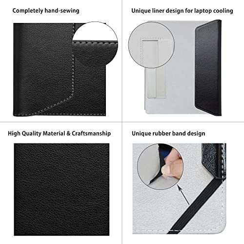 Alapmk Protective Case for 16" Lenovo Yoga 7i 2-in-1 16 Gen 9/Yoga 7i 16 Black - Picture 7 of 8