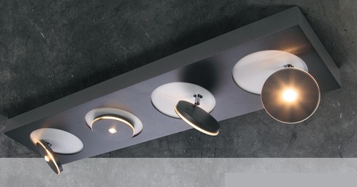 Escale, Spot It, LED, Deckenleuchte, Designerstück, neu, alu, anthrazit, Spot - Bild 3 von 4