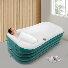 Foldable Bathtub Adult Large Shower Soaking Folding Water Spa Bath Tub Portable
