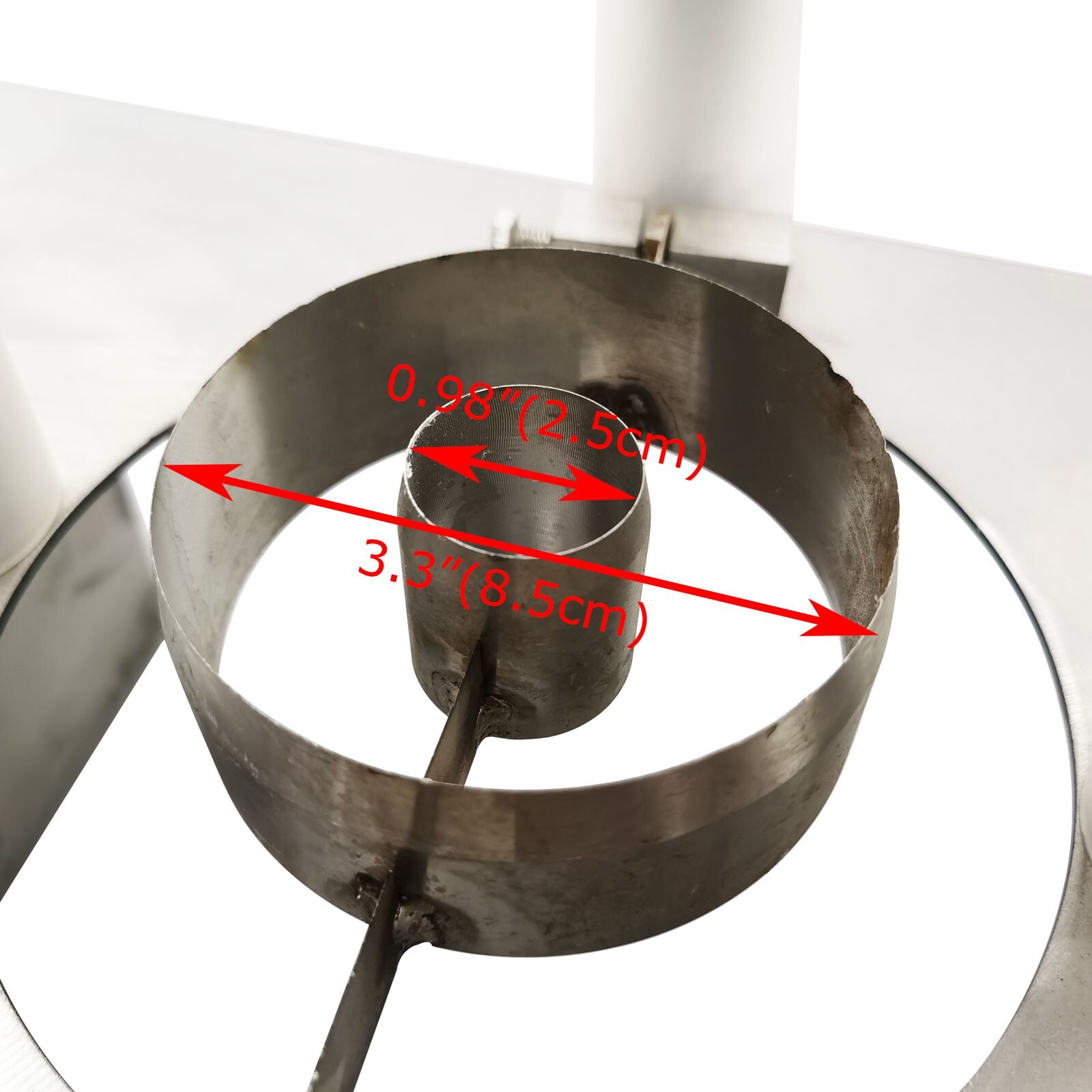 USED  85mm Manual Pineapple Corer Slicer Cutter Peeler Stainless Steel 600pcs /H