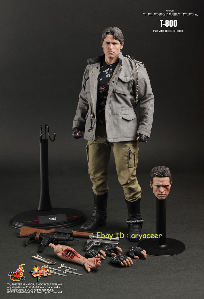 Hot Toys MMS136 The Terminator T800 1/6 Action Figure In Stock | eBay