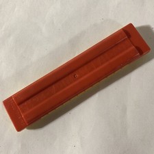 Vintage Toy Harmonica No. 15 USA Proll Toys Plastic Yellow Orange/250h