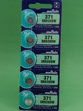Murata 371 SR920SW Watch Battery - 5Pc