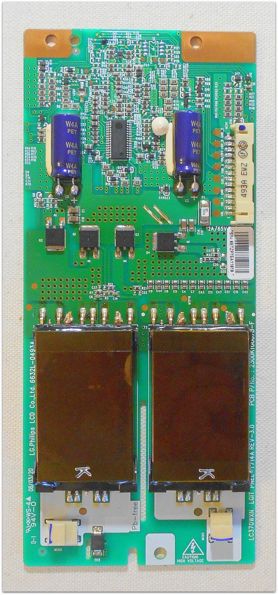 LG Backlight Inverter Board 6632L-0493A for model 37LG30-UD