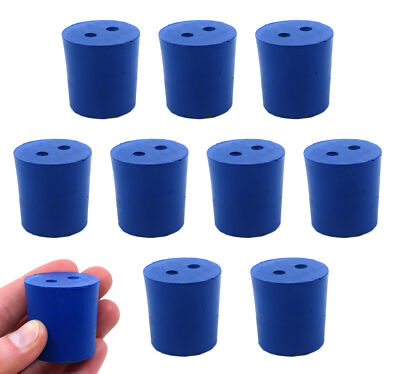Neoprene Stoppers, 1 Hole, ASTM, Size #5.5, 24mm Bottom, 28mm Top, 25mm