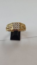 Mens 14kt Yellow Gold .50pt Diamond Ring Value 1700