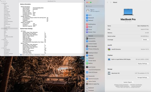 Apple 2021 MacBook Pro 16" M1 Max (GPU de 32 núcleos) 32 GB RAM 2 TB SSD - Muy bueno - Imagen 10 de 10