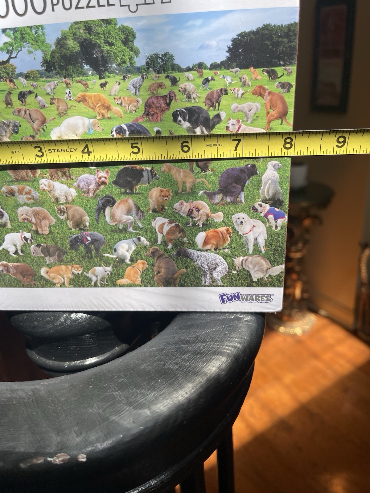 101 Pooping Puppies 1000 Piece Jigsaw Puzzle Dogs Funwares 27'"x 19" NEW SEALED