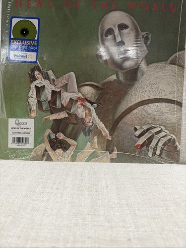 Queen - News of the World Olive Green LP Half Speed Mastered Vinyl Record
