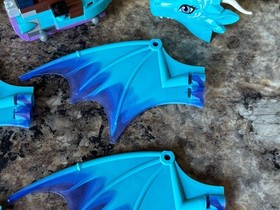 Lego Elves 41172 Merina Water Dragon Replacement Parts 2 Heads 7 Wings