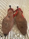 Y2K Joseph Magnin Herbert Levine Red  Paisley Kitten Heel 2001 Sz 6/7 — photo 5